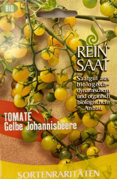 Tomate gelbe Johannisbeere - Saatgut - Samen BIO aus biologischem Anbau Rarität